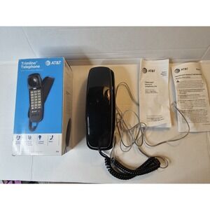 AT&T 210BK Trimline Corded Phone Black - NEW
